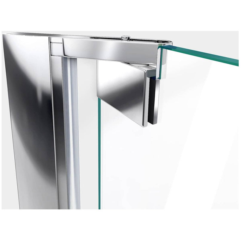 Elegance-LS 44 - 46" W x 72" H Frameless Pivot Shower Door - image 7