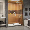 Elegance-LS 56 - 58" W x 72" H Frameless Pivot Shower Door - image 1