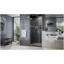 Elegance Plus 72" High x 34" Wide Pivot Frameless Shower Door with Clear Glass - image 3