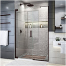 Elegance Plus 72" High x 51-3/4" Wide Pivot Frameless Shower Door with Clear Glass - image 1