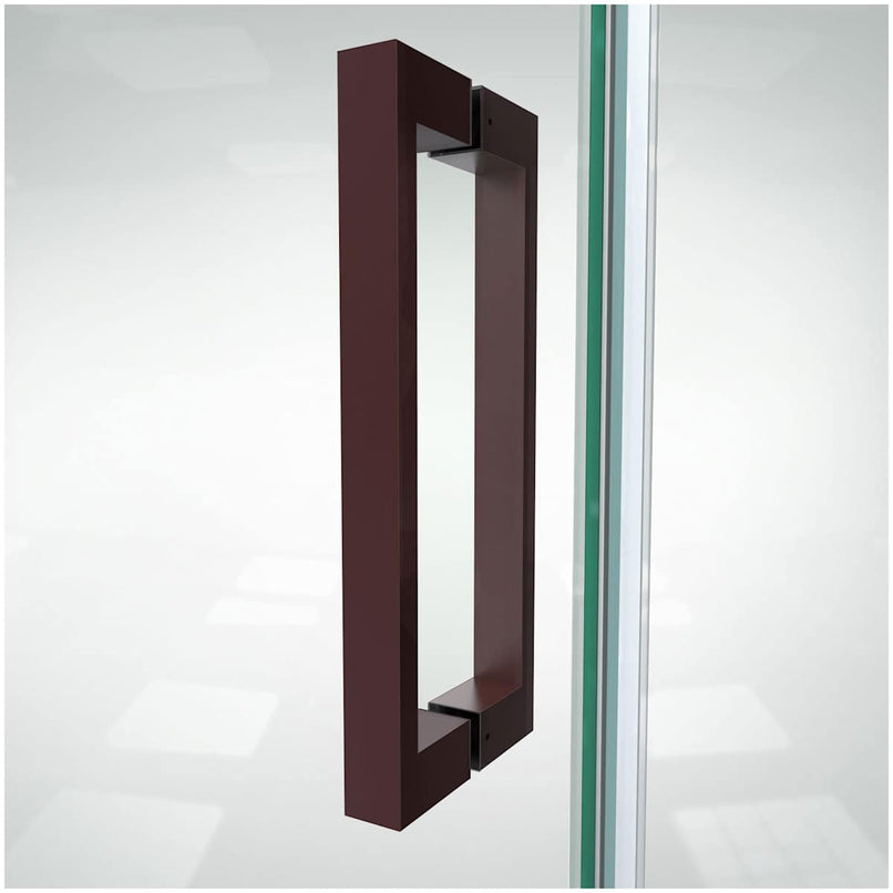 Elegance Plus 72" High x 51-3/4" Wide Pivot Frameless Shower Door with Clear Glass - image 4