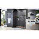 Elegance Plus 72" High x 58" Wide Pivot Frameless Shower Door with Clear Glass - image 7