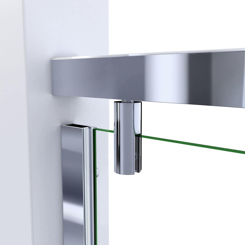 Butterfly-S 34 - 35 1/2" W x 74" H Semi-Frameless Sliding Bi-Fold Shower Door - image 11