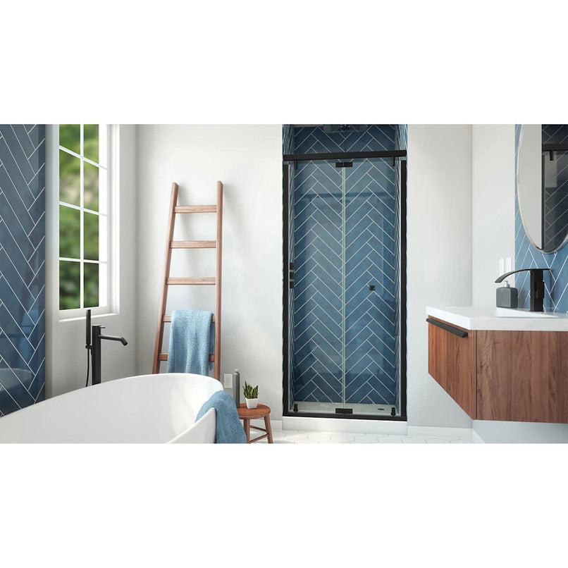 Butterfly-S 34 - 35 1/2" W x 74" H Semi-Frameless Sliding Bi-Fold Shower Door - image 14