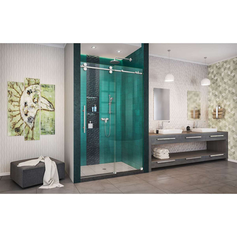 Enigma-XO 44-48" W x 76" H Fully Frameless Sliding Shower Door - image 2