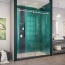 Enigma-XO 76" High x 54" Wide Sliding Frameless Shower Door with Clear Glass - image 1