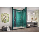 Enigma-XO 76" High x 54" Wide Sliding Frameless Shower Door with Clear Glass - image 3