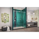 Enigma-XO 76" High x 54" Wide Sliding Frameless Shower Door with Clear Glass - image 4