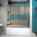 Enigma-X 62" High x 59" Wide Sliding Frameless Shower Door with Clear Glass - image 1