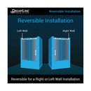 Enigma-X 62" High x 59" Wide Sliding Frameless Shower Door with Clear Glass - image 20