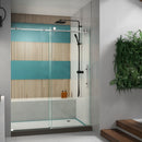 Enigma-X 76" High x 60" Wide Sliding Frameless Shower Door with Clear Glass - image 1