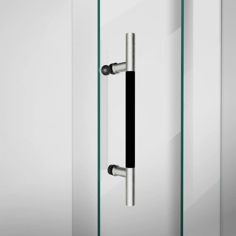 Enigma-XO 76" High x 60" Wide Sliding Frameless Shower Door with Clear Glass - image 14