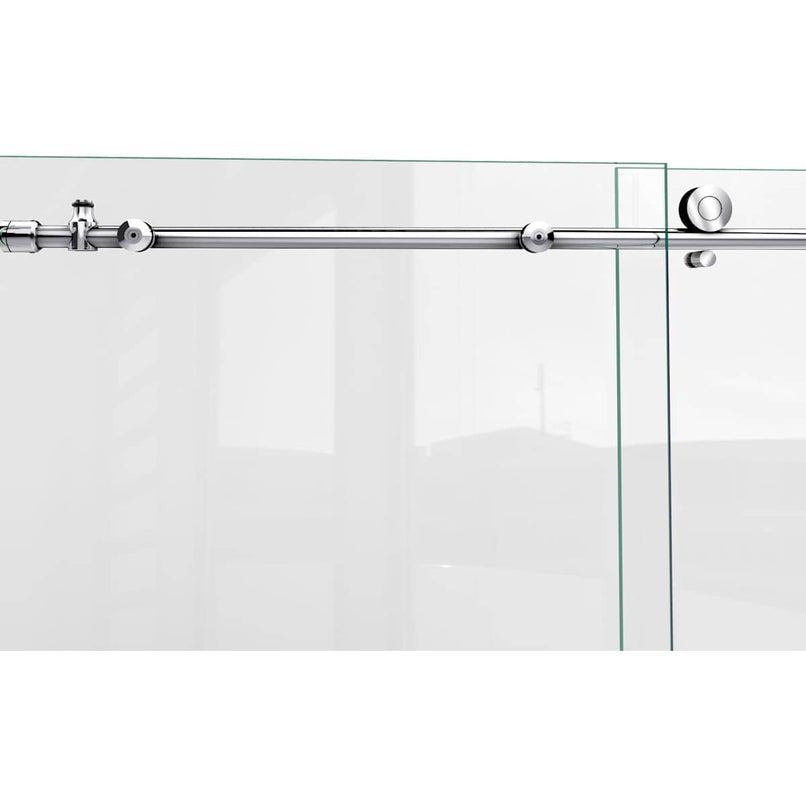 Enigma-X 76" High x 72" Wide Sliding Frameless Shower Door with Clear Glass - image 4