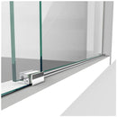 Enigma-Z 76" High x 60" Wide Sliding Frameless Shower Door with Clear Glass - image 6