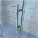 Enigma-Z 76" High x 60" Wide Sliding Frameless Shower Door with Clear Glass - image 7