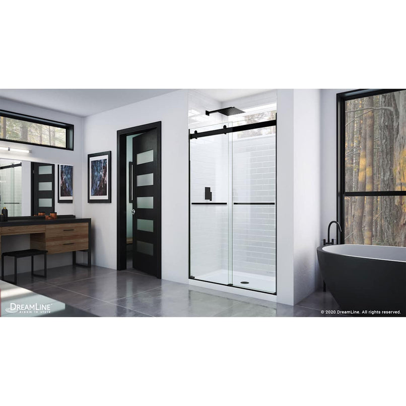 Essence 44 - 48" W x 76" H Frameless Bypass Shower Door - image 5