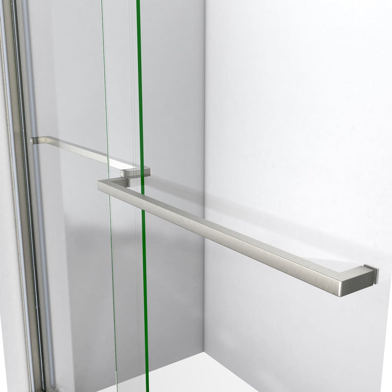 Sapphire 76" High x 48" Wide Sliding Frameless Shower Door with Clear Glass - image 6