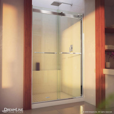 Essence-H 44 - 48" W x 76" H Semi-Frameless Bypass Shower Door - image 1