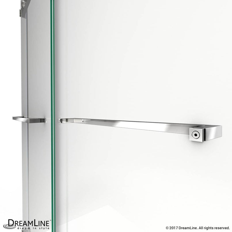 Essence-H 44 - 48" W x 76" H Semi-Frameless Bypass Shower Door - image 8