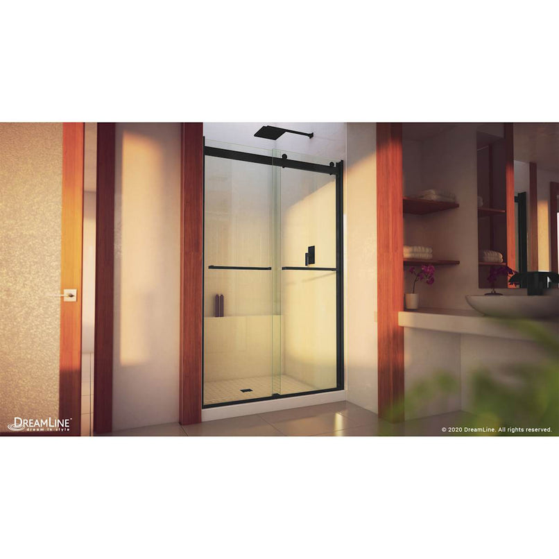 Essence-H 44 - 48" W x 76" H Semi-Frameless Bypass Shower Door - image 11