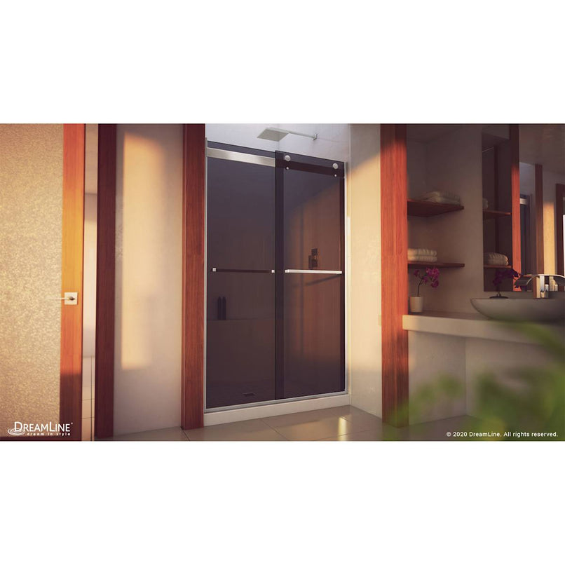 Essence-H 44 - 48" W x 76" H Semi-Frameless Bypass Shower Door - image 5