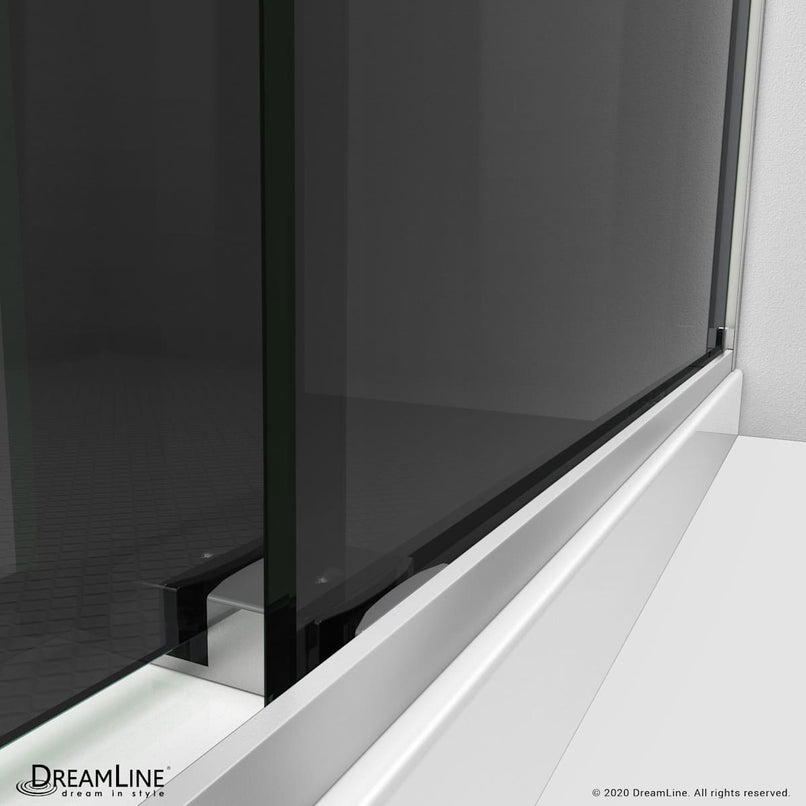 Essence-H 44 - 48" W x 76" H Semi-Frameless Bypass Shower Door - image 8