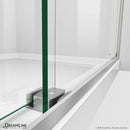 Essence-H 44 - 48" W x 76" H Semi-Frameless Bypass Shower Door - image 9