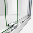 Sapphire 60" High x 60" Wide Bypass Frameless Tub Door with Clear Glass - image 5