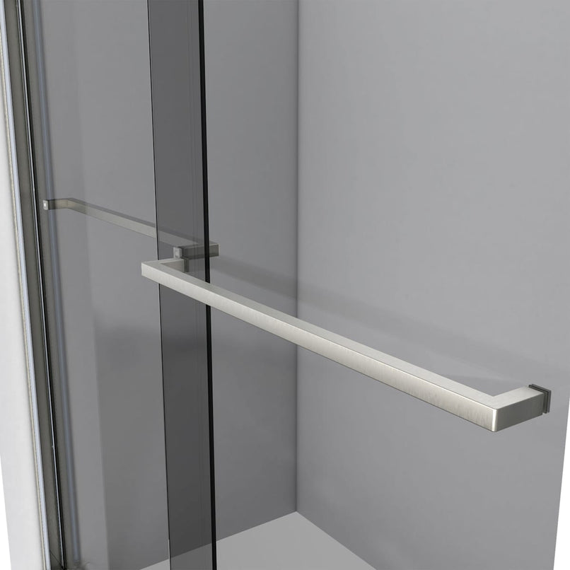 Sapphire 60" High x 60" Wide Bypass Frameless Tub Door with Tinted Glass - image 6