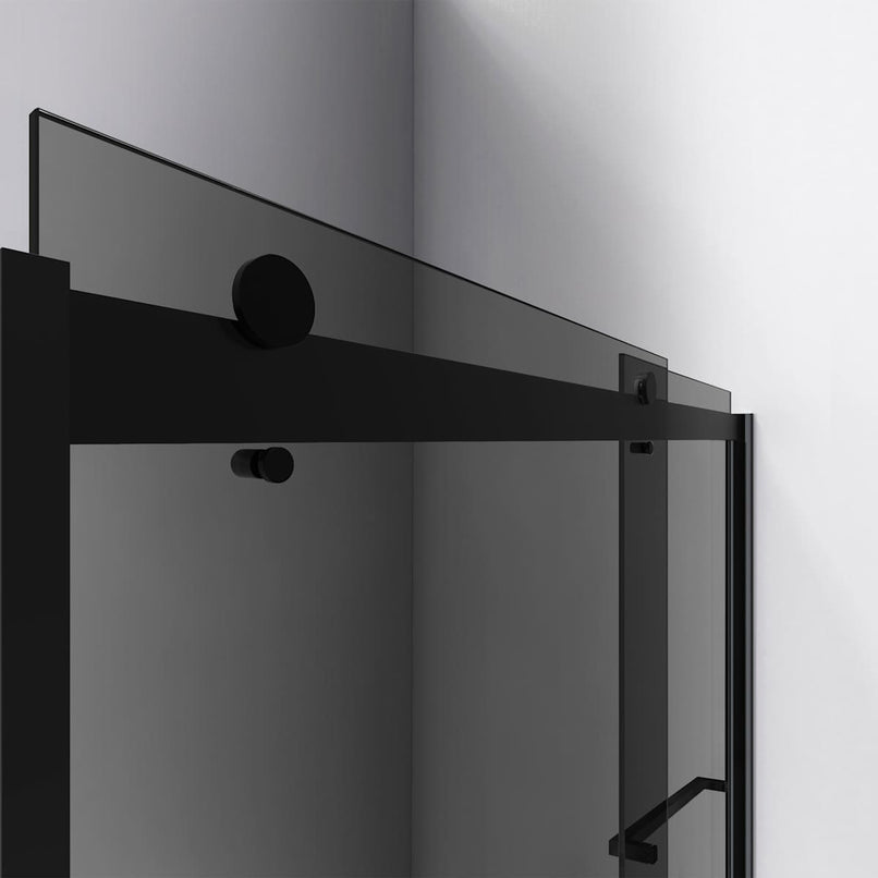 Sapphire 60" High x 60" Wide Bypass Frameless Tub Door with Tinted Glass - image 10