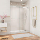 Essence 76" High x 60" Wide Bypass Frameless Shower Door with Clear Glass - image 1