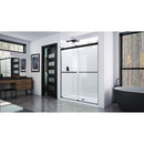 Essence 76" High x 60" Wide Bypass Frameless Shower Door with Clear Glass - image 14