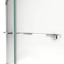 Essence 76" High x 60" Wide Bypass Frameless Shower Door with Clear Glass - image 21