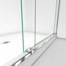 Essence 76" High x 60" Wide Bypass Frameless Shower Door with Clear Glass - image 5