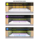 Essence 76" High x 60" Wide Bypass Frameless Shower Door with Clear Glass - image 8