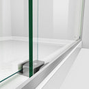 Essence-H 76" High x 60" Wide Bypass Semi Frameless Shower Door with Clear Glass - image 22