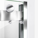 Essence-H 76" High x 60" Wide Bypass Semi Frameless Shower Door with Clear Glass - image 4