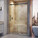 Enigma Air 76" High x 48" Wide Sliding Frameless Shower Door with Clear Glass - image 1