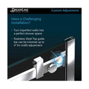 Enigma Air 76" High x 48" Wide Sliding Frameless Shower Door with Clear Glass - image 2