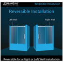 Enigma Air 62" High x 60" Wide Sliding Frameless Tub Door with Clear Glass - image 3