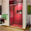 Enigma Sky 76" High X 48" Wide Sliding Frameless Shower Door with Clear Glass - image 1