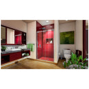 Enigma Sky 76" High X 48" Wide Sliding Frameless Shower Door with Clear Glass - image 5