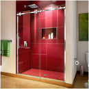 Enigma Sky 76" High x 60" Wide Sliding Frameless Shower Door with Clear Glass - image 1