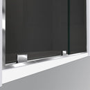 Mirage-Z 72" High x 44, 45, 46, 47, 48" Wide Sliding Semi Frameless Shower Door with Tinted Glass - image 11