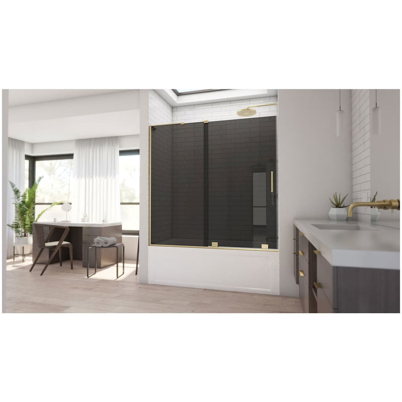 Mirage-X 56 - 60" W x 58" H Frameless Sliding Tub Door - image 5