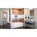 Flex 56-60" W x 58" H Semi-Frameless Pivot Tub Door - image 4
