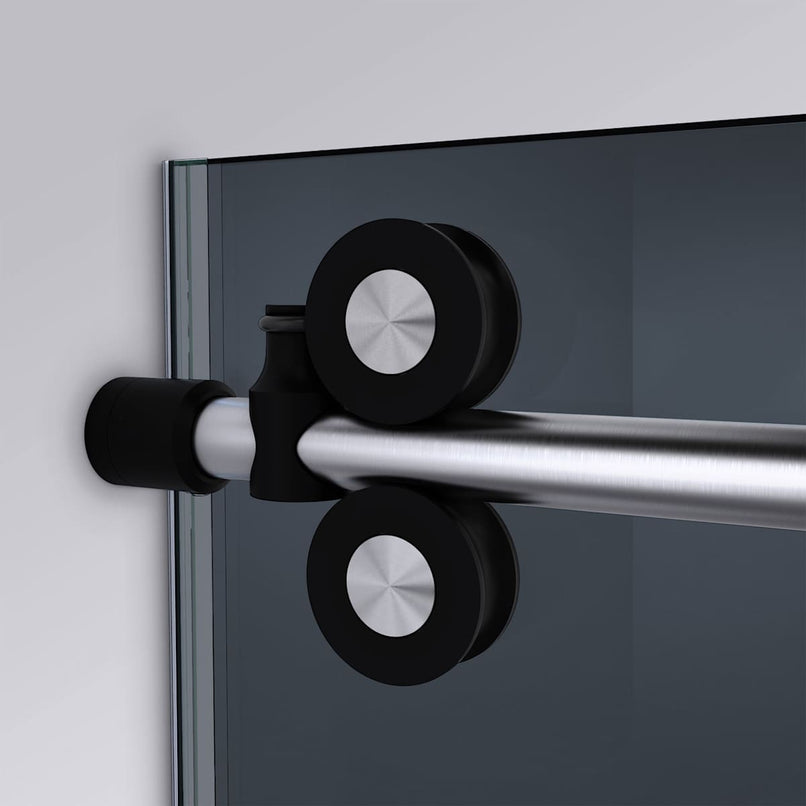 Enigma-XO 76" High x 60" Wide Sliding Frameless Shower Door with Clear Glass - image 6