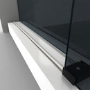 Enigma-XO 76" High x 60" Wide Sliding Frameless Shower Door with Clear Glass - image 12