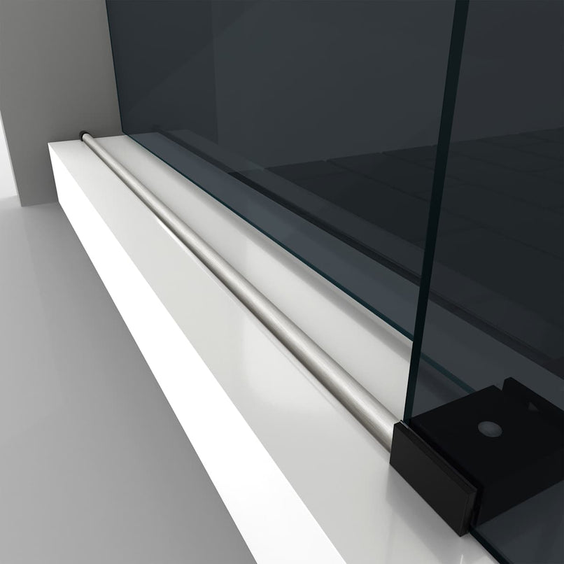 Enigma-XO 76" High x 60" Wide Sliding Frameless Shower Door with Clear Glass - image 12