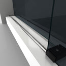 Enigma-XO 76" High x 60" Wide Sliding Frameless Shower Door with Clear Glass - image 13